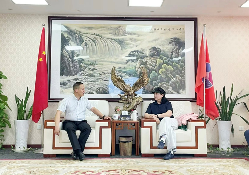 淮安经发投资集团赴我司进行交流访问